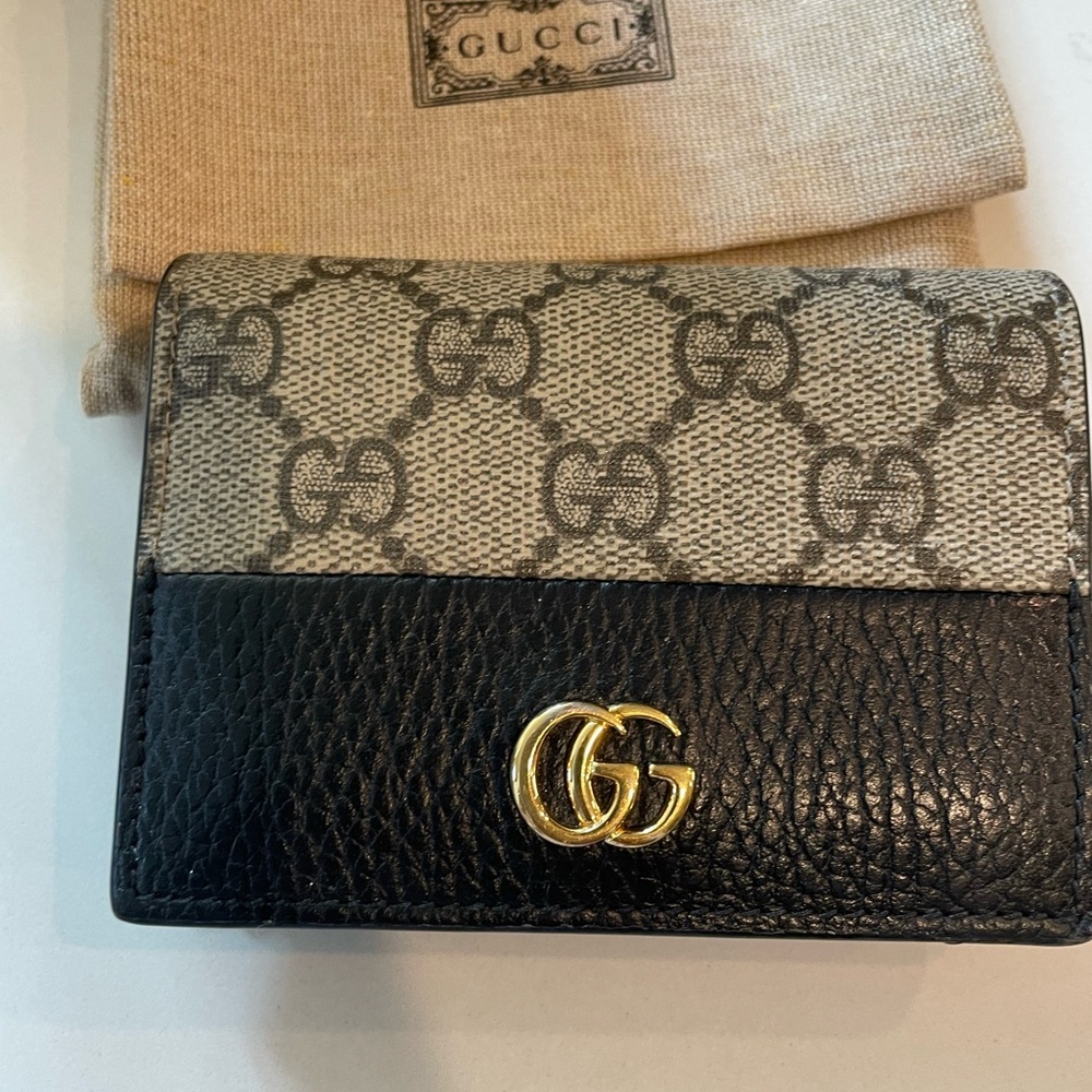 Gucci Marmont Bi-color Card Case wallet
